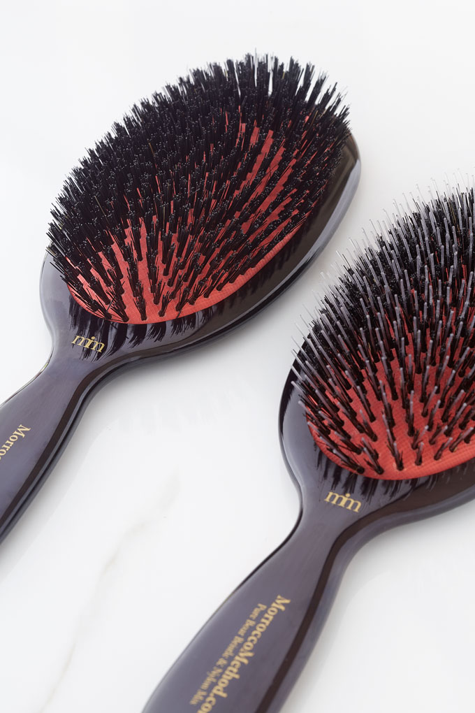 Morrocco Method Boar Bristle Hair Brushes Clean Living Guide